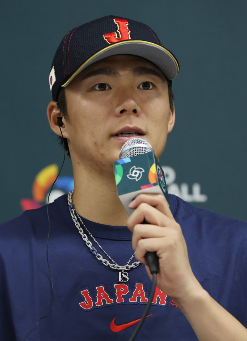 世界棒球經典賽（WBC）即將開打，談到即將於6日對戰台灣的重要一戰，預計擔任先發投手的山本由伸表示，「首戰本來就非常困難，但既然把這個任務交給我，我希望能回應大家的期待。」（讀賣新聞社提供）中央社記者戴雅真東京傳真　115年3月4日