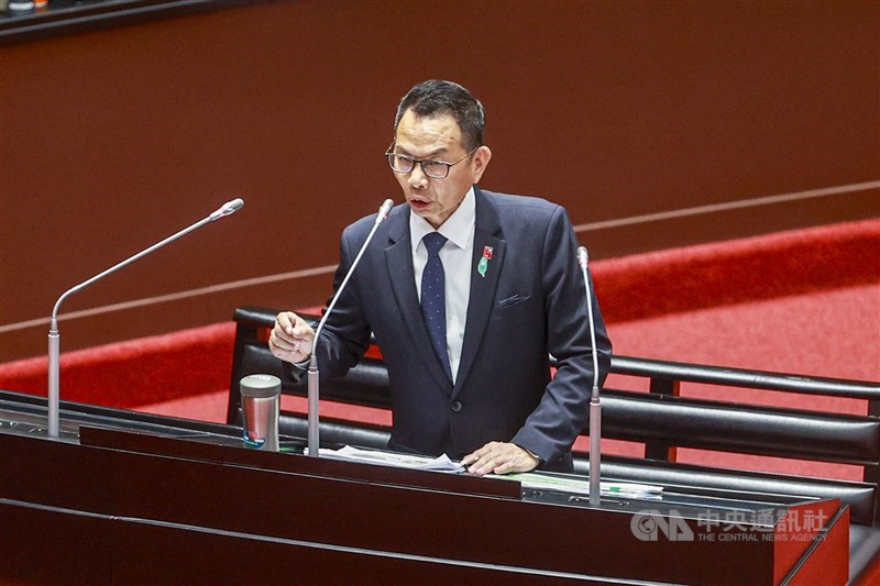 圖為民眾黨立院黨團總召陳清龍。（中央社檔案照片）