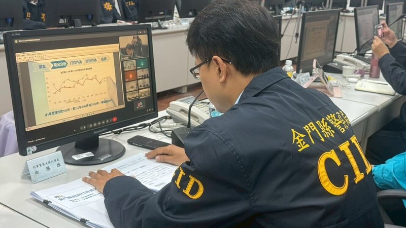 金門縣警察局5日表示，民國114年受理詐欺案件共316件，較前1年減少80件，降幅20%；民眾財損金額約新台幣1億306萬元，較前年減少5534萬元，降幅達35%。（金門縣警察局提供）中央社記者吳玟嶸傳真　115年3月5日