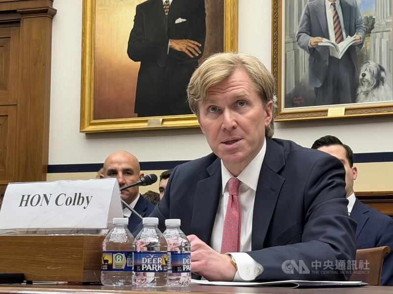 美國戰爭部負責政策的次長柯伯吉（Elbridge Colby）5日出席聯邦眾議院軍事委員會聽證會。中央社記者侯姿瑩華盛頓攝 115年3月6日