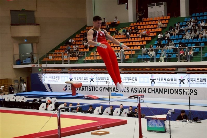 圖為體操選手唐嘉鴻。（中央社檔案照片）