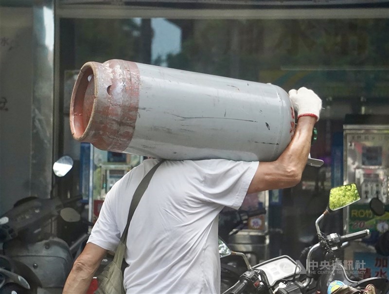 中油說明，3月桶裝瓦斯價格不調整。（中央社檔案照片）