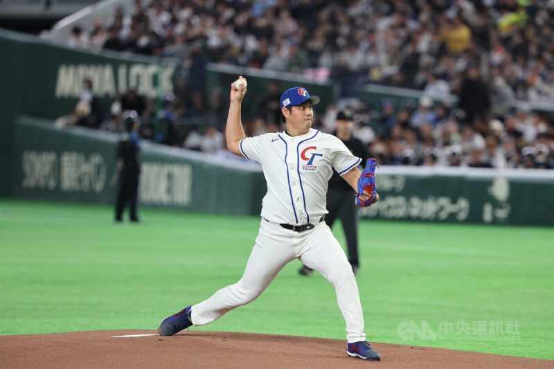 台灣隊先發投手鄭浩均（圖）。中央社記者王騰毅攝　115年3月6日
