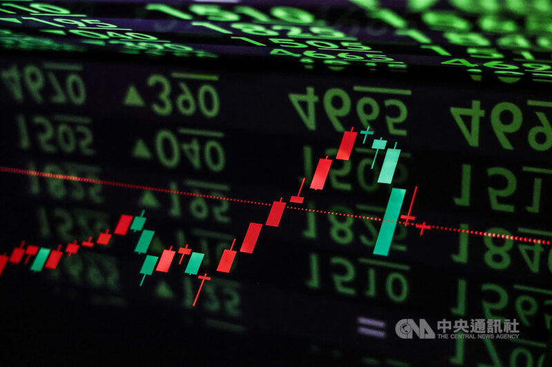 美股主要指數5日全面收跌，台北股市6日同步走低，早盤加權指數滑落至33322.52點，下跌350.42點，隨後跌點收斂至下跌百點左右。中央社記者翁睿坤攝　115年3月6日