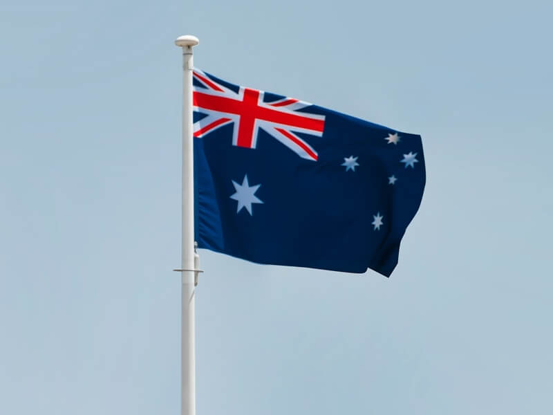 圖為澳洲國旗。（圖取自Unsplash圖庫）