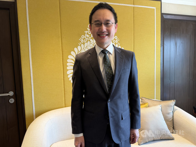 國家安全會議副秘書長趙怡翔（圖）表示，印度政府近年歡迎台灣高科技大廠落腳印度、增加在印度投資，所彰顯的就是台灣和印度在高科技發展上具有互補的角色，為雙方緊密合作創造契機。中央社記者李晉緯新德里攝  115年3月7日