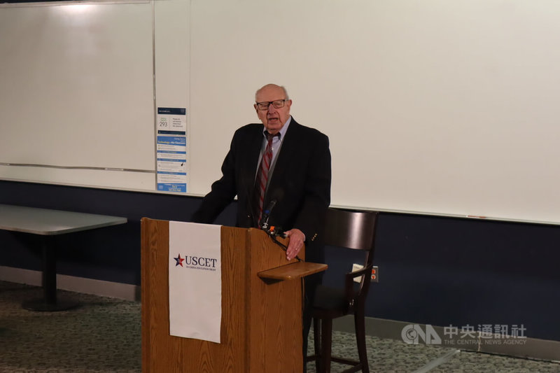 美國前駐俄羅斯大使皮克林6日出席喬治華盛頓大學座談會時，對台海局勢表示關切，並呼籲持續對話。中央社記者鍾佑貞華盛頓攝 115年3月7日