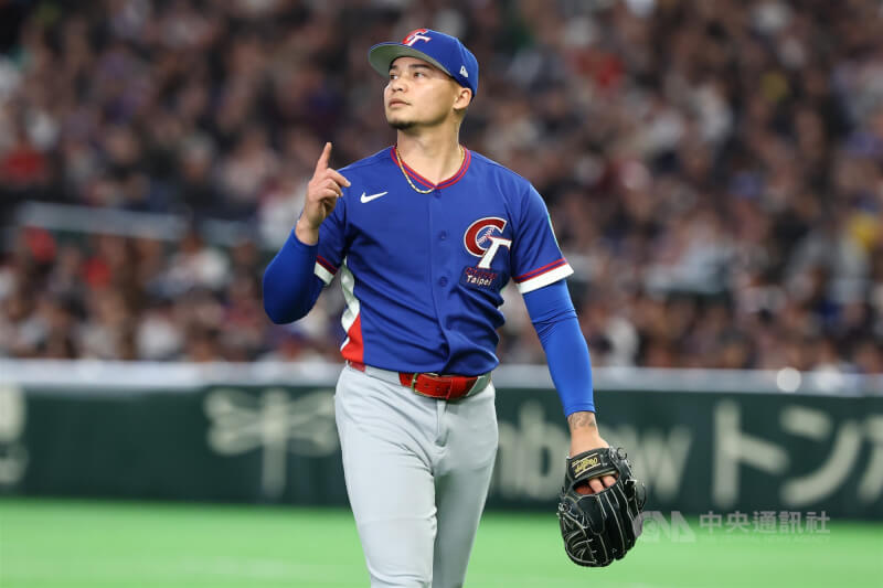 台灣隊投手林凱威（圖）6局登板無失分。中央社記者王騰毅東京攝 115年3月7日