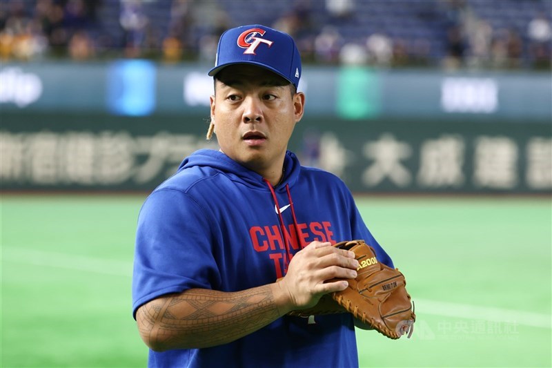 世界棒球經典賽（WBC）台灣隊野手吉力吉撈．鞏冠。 （中央社檔案照片）