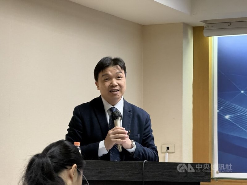 陸委會副主委沈有忠10日出席「中共『兩會』後對外情勢及區域安全前瞻」座談會。中央社記者廖文綺攝　115年3月10日