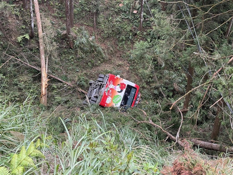 杉林溪園區遊園車墜落邊坡造成1死7傷，彰基醫療體系指出，54歲男性傷者傷勢較重，肋骨骨折，肝臟輕微撕裂傷，在加護病房接受治療，另有女傷者已出院。（中央社檔案照片）