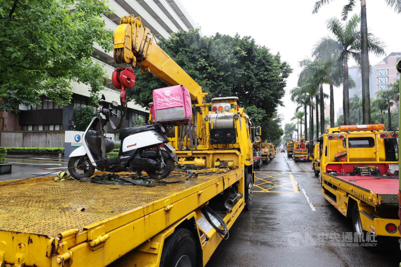 圖為拖吊車。（中央社檔案照片）