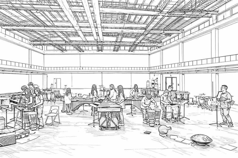 朱宗慶打擊樂團成立40週年，創辦人朱宗慶在臉書上宣布，已取得北投製片廠ROT案最優申請人資格，廢棄製片廠將變身擊樂天堂，也期待外界繼續給予支持與協助。圖為示意圖。（朱宗慶打擊樂團提供）中央社記者趙靜瑜傳真  115年3月11日