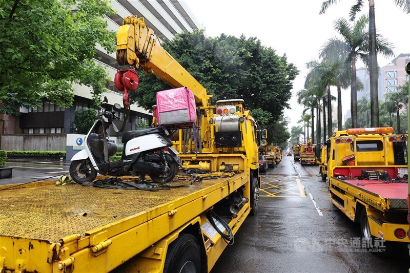 圖為拖吊車。（中央社檔案照片）