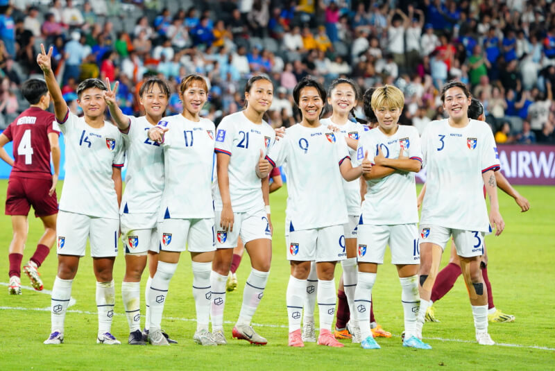 2026亞足聯（AFC）亞洲盃女足會內賽在澳洲舉行，台灣隊10日在分組賽最終戰以3比1擊敗印度隊，確定取得分組第2、如願躋身8強。（中華足協提供）中央社記者陳容琛傳真　115年3月10日