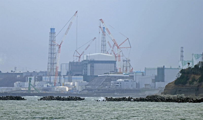 圖為東京電力福島第一核電廠現況。（共同社）