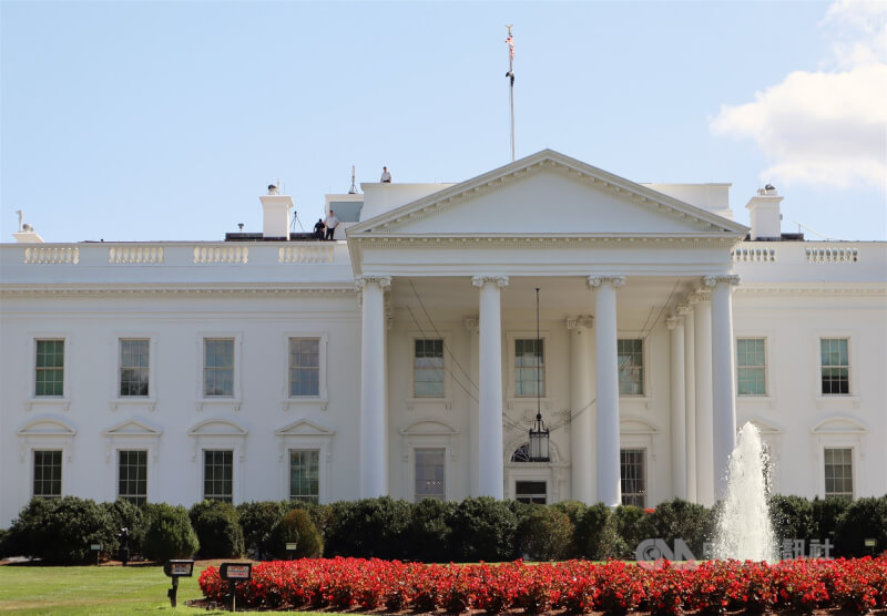圖為白宮。（中央社檔案照片）