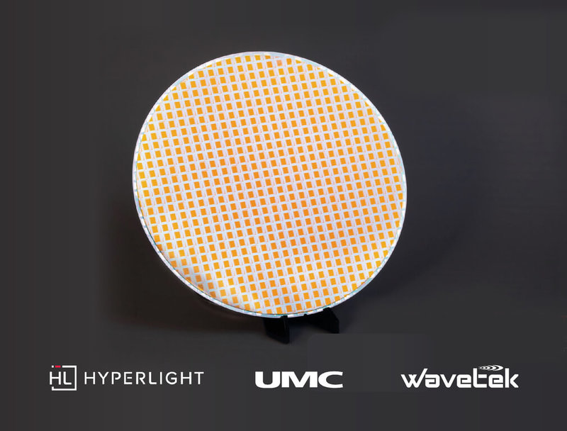 聯電12日宣布，與HyperLight和聯穎光電展開策略合作，在6吋及8吋晶圓上量產HyperLight的TFLN Chiplet平台，以進一步支援下世代光學系統所需的量產能力與市場布局，搶攻AI市場商機。（聯電提供）中央社記者張建中傳真 115年3月12日