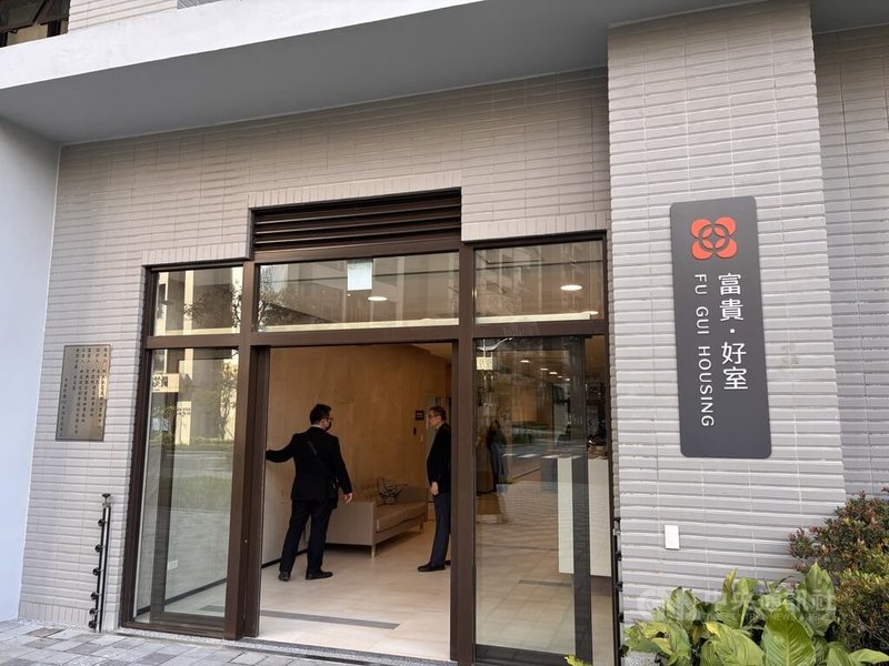 民國114年11月竣工的新北市三重區「富貴好室」社宅總戶數142戶，先前招租吸引1407件申請案，今年3月3日已完成公開抽籤，預計5月1日開放住戶入住。中央社記者高華謙攝 115年3月12日