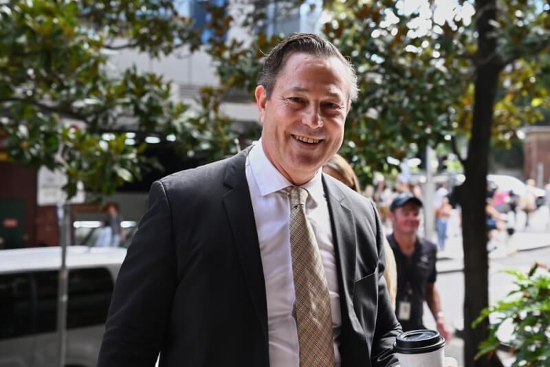 曾在中國工作的澳洲男子切爾戈（圖）13日因被控「魯莽外國干預」罪，遭雪梨法院判決有罪。這是澳洲自相關法律上路以來，首宗依此罪名定罪的案例。（Bianca De Marchi/AAP Image via 美聯社）