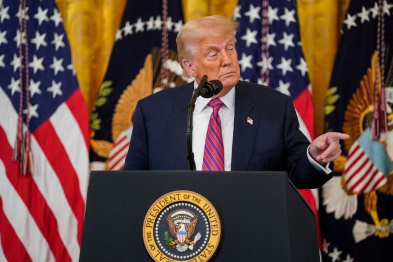 美國總統川普。（路透社）