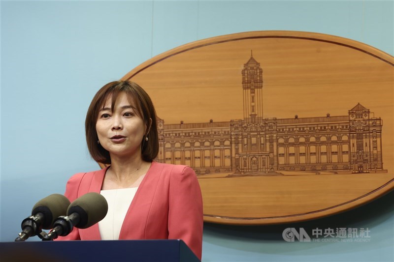 總統府發言人郭雅慧。（中央社檔案照片）