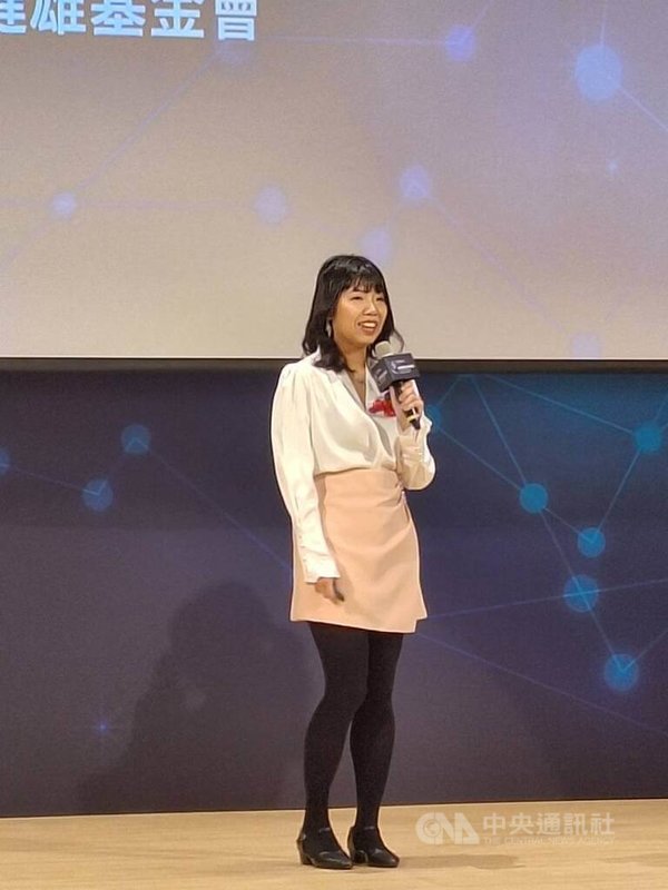 致力胞外體研究的台大學藥學系暨研究所助理教授程吉安，獲得第19屆台灣傑出女科學家獎「新秀獎」。中央社記者許秩維攝　115年3月14日