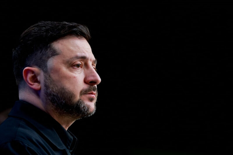 烏克蘭總統澤倫斯基。（路透社）