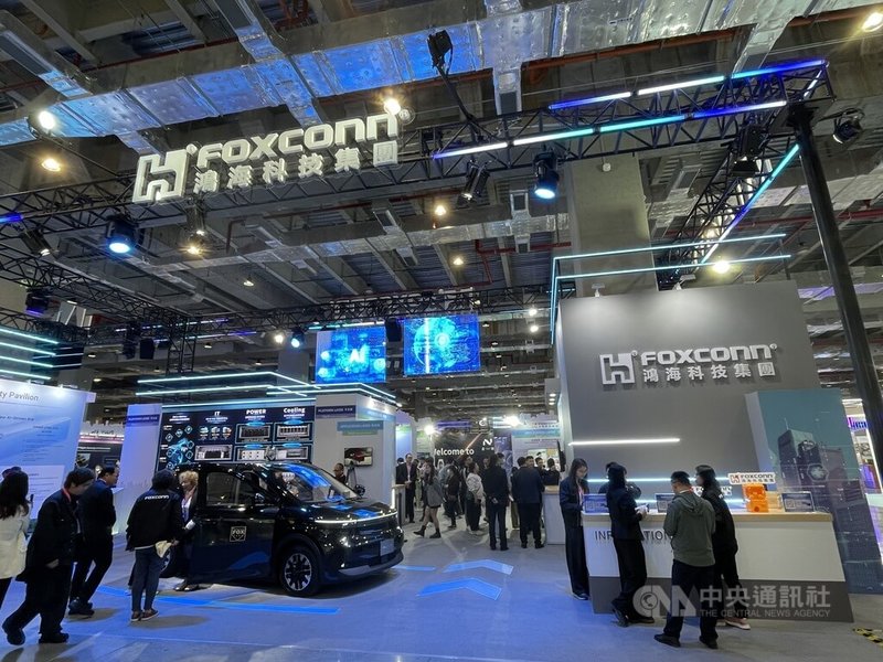 2026智慧城市展暨淨零城市展17日起登場，鴻海盛大參展。中央社記者鍾榮峰攝　115年3月17日