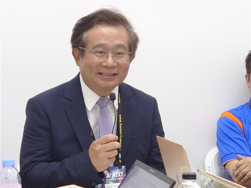 圖為信驊董事長林鴻明。 （中央社檔案照片）