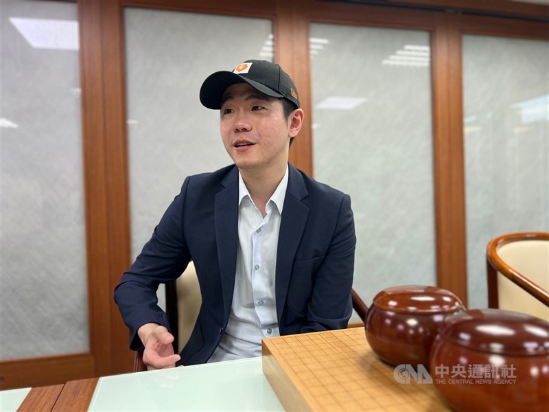 圖為職業棋士林君諺。（中央社檔案照片）