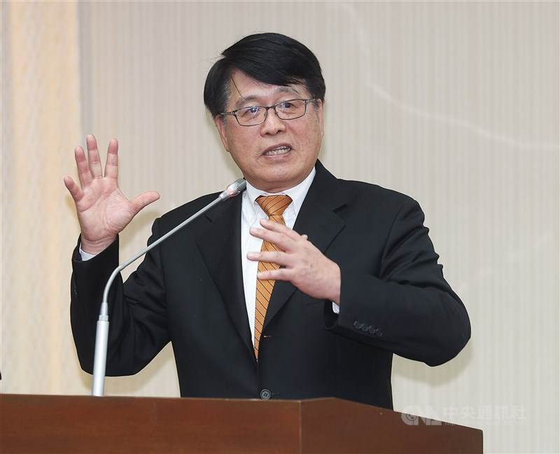 圖為中選會新任主委游盈隆。（中央社檔案照片）