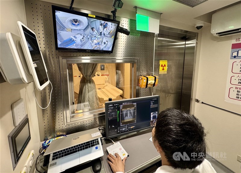 肺癌篩檢示意圖。（中央社檔案照片）