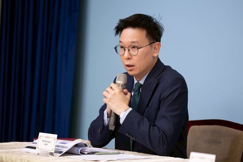 國安會副秘書長林飛帆19日出席全社會防衛韌性委員會第7次委員會議會後記者會。（總統府提供）中央社記者葉素萍傳真　115年3月19日