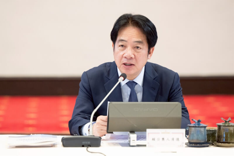 總統賴清德19日在總統府主持全社會防衛韌性委員會第7次委員會議。（總統府提供）