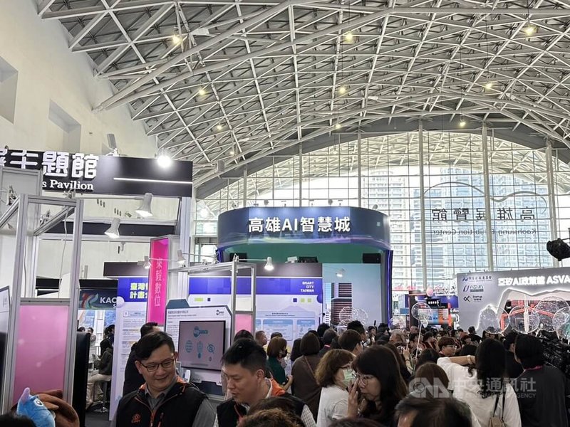 2026高雄智慧城市展20日起一連3天在高雄展覽館登場，集結200個機構單位，共計有500個攤位，規模創歷年新高。中央社記者林巧璉攝　115年3月20日