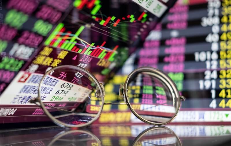 台股示意圖。（中央社檔案照片）