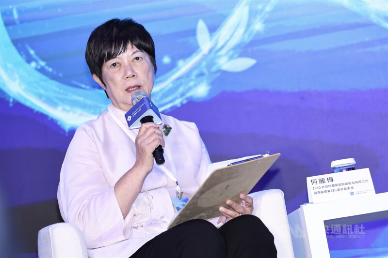 台積電資深副總經理何麗梅。（中央社檔案照片）