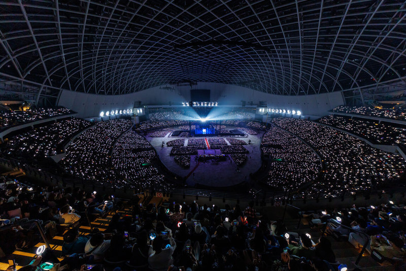 韓國女團TWICE從20日起連續3天在台北大巨蛋舉辦THIS IS FOR演唱會，為台灣歌迷粉絲送上多首經典歌曲，團中台灣成員子瑜更首度在台演唱個人單曲Run Away。（Live Nation Taiwan提供）中央社記者王心妤傳真　115年3月21日