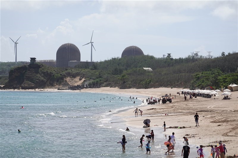 圖為台電核三廠。（中央社檔案照片）
