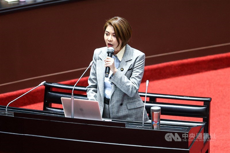 圖為國民黨立委陳菁徽。（中央社檔案照片）