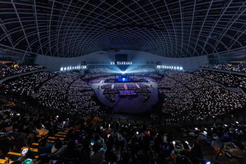 韓國女團TWICE連續3天在台北大巨蛋舉辦THIS IS FOR演唱會，為台灣歌迷粉絲送上多首經典歌曲。（Live Nation Taiwan提供）