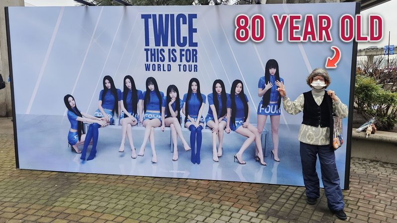 80歲的YouTuber「蝦米娘娘」(圖)是韓團TWICE的粉絲,用行動證明追夢與熱情,從來不受年齡限制。(蝦米娘娘提供) 中央社記者陳婕翎傳真 115年3月22日