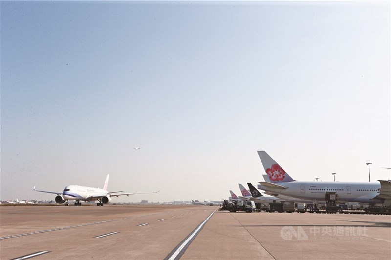 圖為桃園國際機場。（中央社檔案照片）