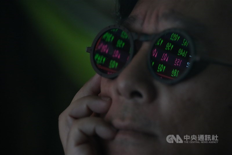 圖為台股示意圖。（中央社檔案照片）