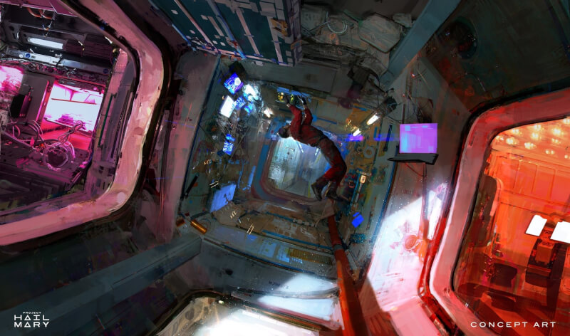 科幻冒險電影「極限返航」18日上映，劇情描繪科學家獨自在外太空執行拯救地球的任務，意外牽起兩個世界的友誼。（圖取自facebook.com/ProjectHailMary）