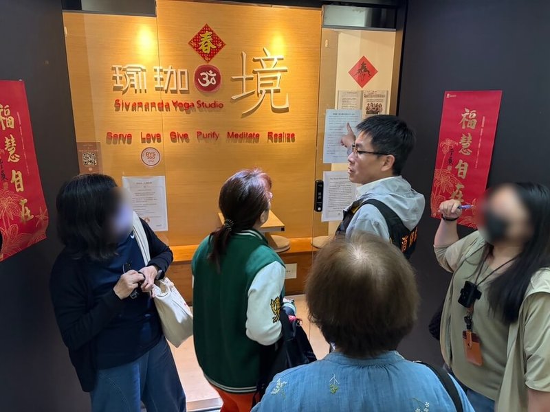 台北市中正區「瑜珈境」仁愛教室，隸屬「施化難陀有限公司附設台北市私立境瑜珈短期補習班」，24日突然宣告暫停營運，台北市法務局已啟動行政調查。（台北市法務局提供）中央社記者楊淑閔傳真 115年3月24日