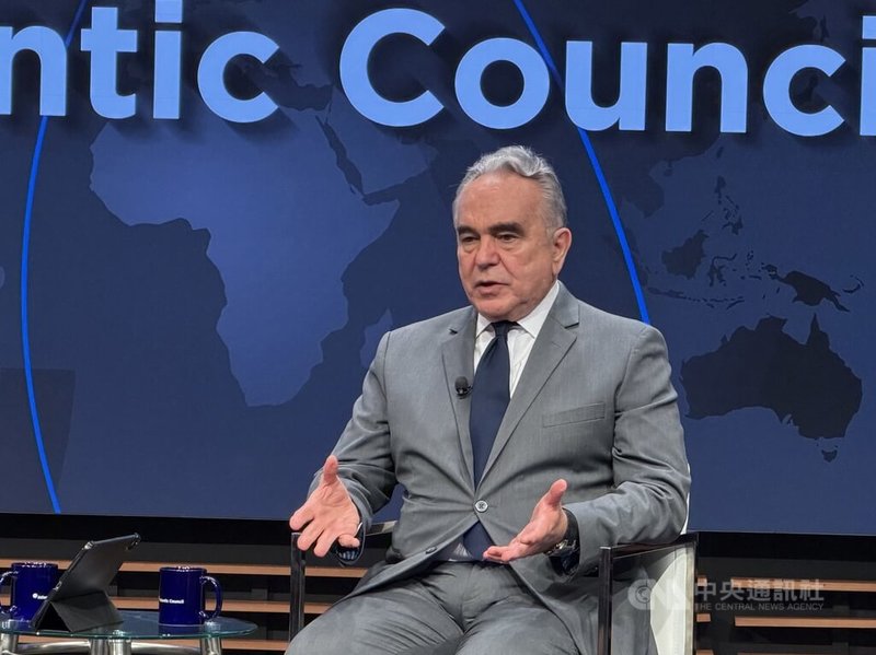 美國前副國務卿康貝爾23日出席華府智庫「大西洋理事會」座談，分析美國總統川普預計未來訪問北京一事。中央社記者侯姿瑩華盛頓攝 115年3月24日