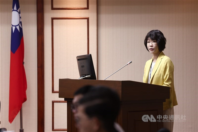 行政院經貿談判辦公室副總談判代表顏慧欣因病過世。（中央社檔案照片）