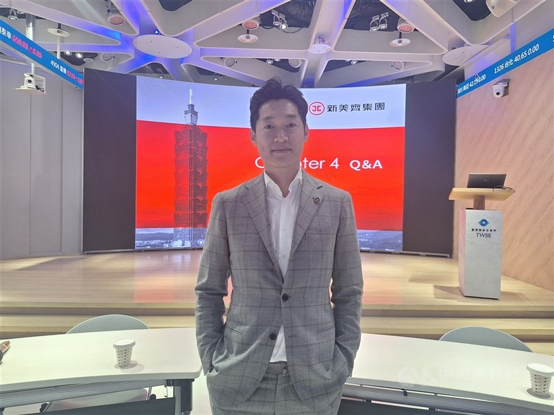 圖為新美齊董事長林傳捷。 （中央社檔案照片）